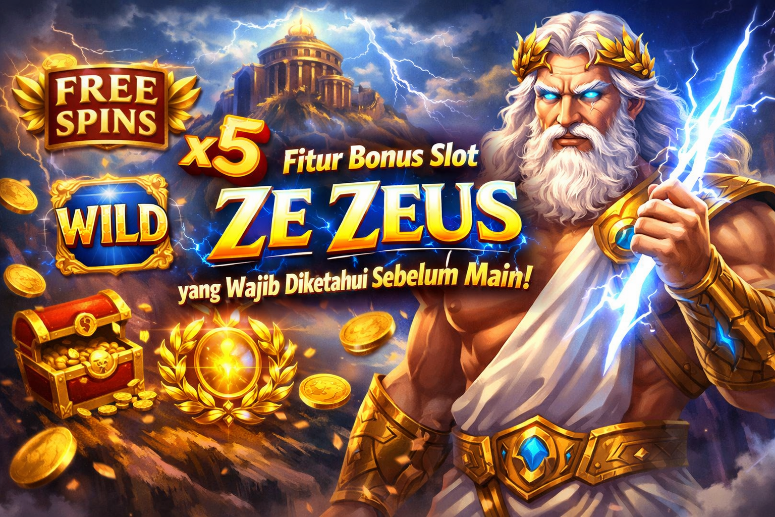 🔥 Fitur Bonus Slot Ze Zeus yang Wajib Diketahui Sebelum Main