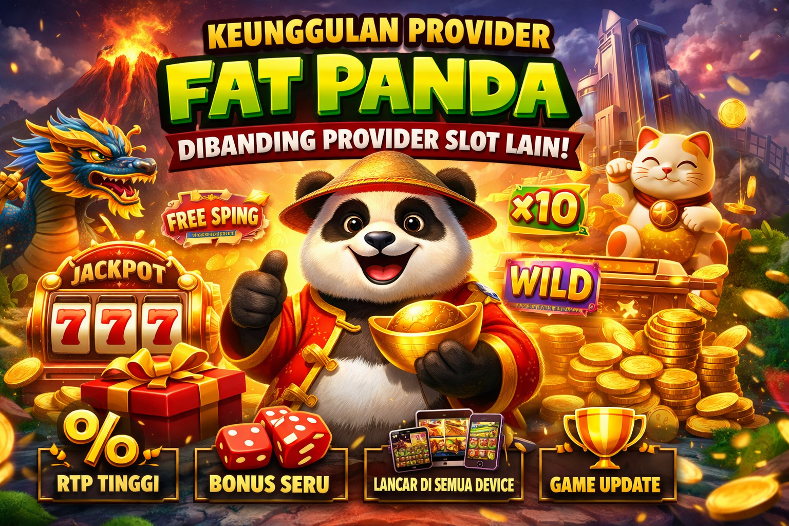 Keunggulan Provider Fat Panda Dibanding Provider Slot Lain: Kenapa Banyak Player Beralih?
