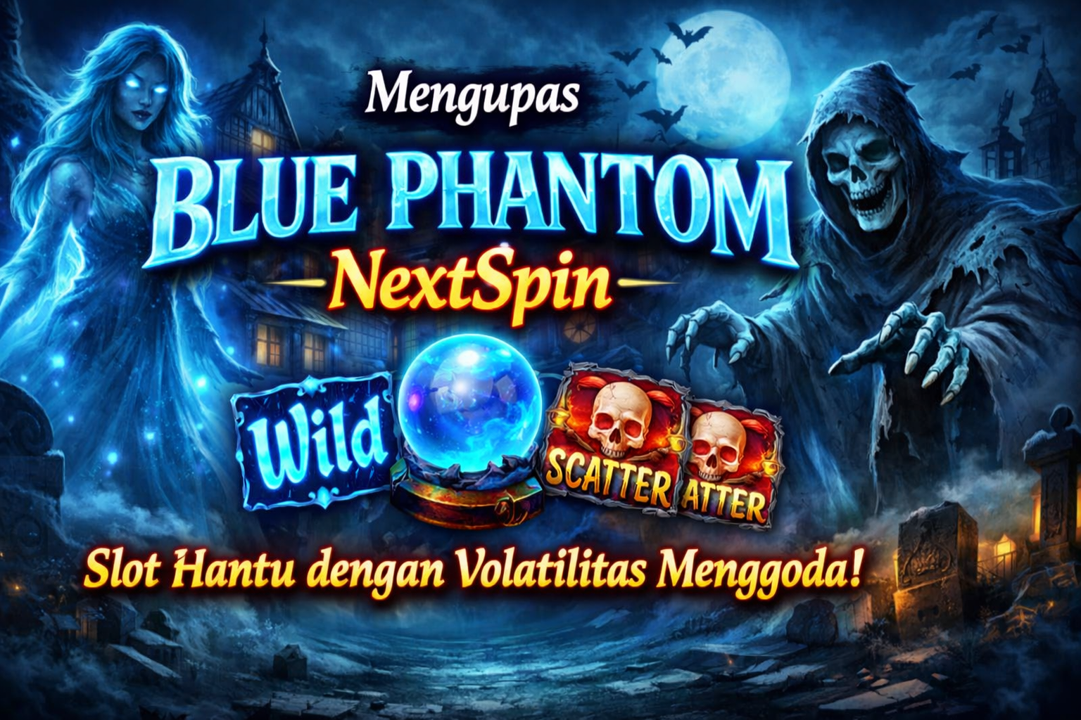 Mengupas Blue Phantom NextSpin: Slot Bertema Hantu dengan Volatilitas Menggoda 👻🔥