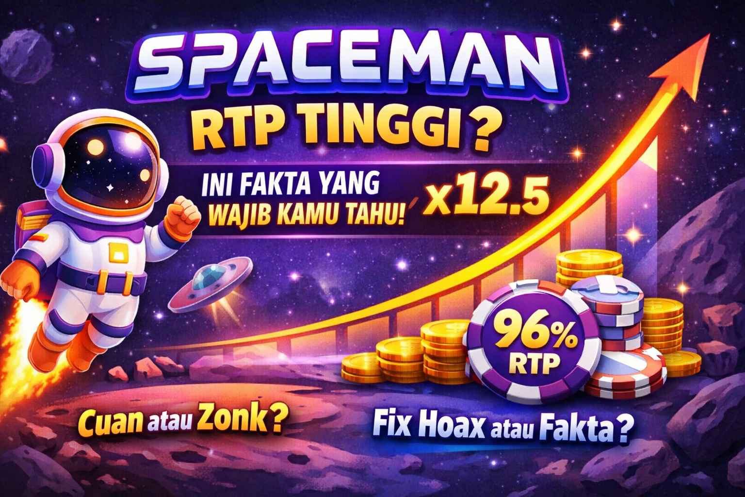 Spaceman RTP Tinggi? Ini Fakta yang Wajib Kamu Tahu!