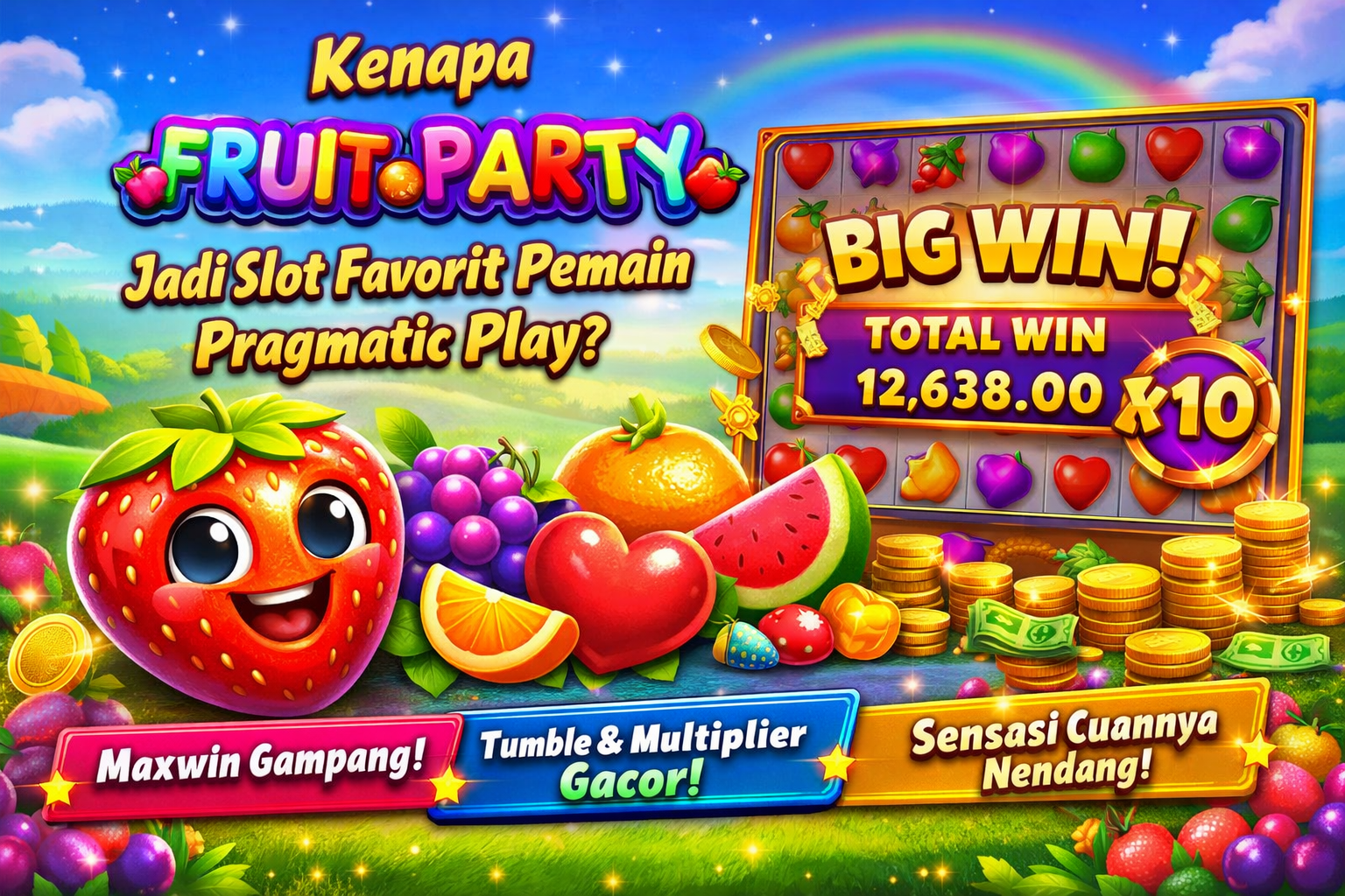 Kenapa Fruit Party Jadi Slot Favorit Pemain Pragmatic Play?