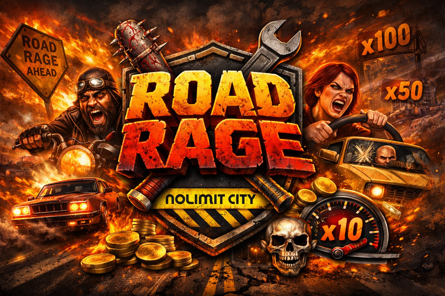Kenapa Road Rage Jadi Salah Satu Slot Paling Ekstrem dari NoLimit City?