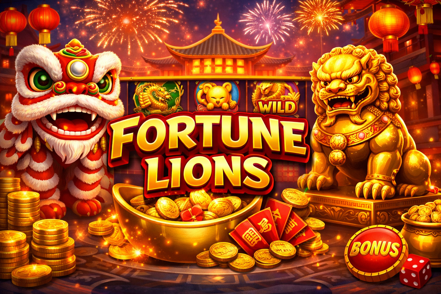 Fortune Lions: Review Tema, Mekanisme Bonus, dan Pengalaman Main yang Wajib Kamu Tahu