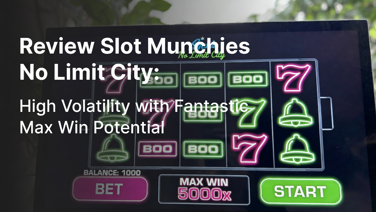 Review Slot Munchies: Volatilitas Tinggi, Max Win Bisa Bikin Deg-deg-an!